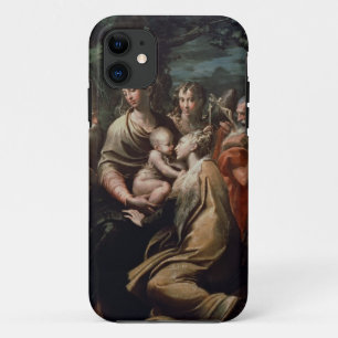 Funda Para iPhone 11 Madonna y niño con los santos, c.1529 (aceite en