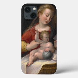 Funda Para iPhone 13 Madonna y niño del siglo XVI