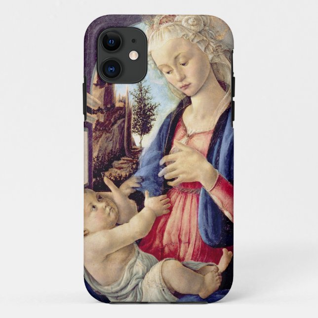 Funda De Case-Mate Para iPhone Madonna y niño (el panel) 2 (Reverso)