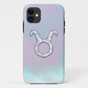 Funda Para iPhone 11 Madre del símbolo zodiaco de la Perla Taurus