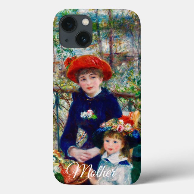 Funda De Case-Mate Para iPhone Madre e hijo de Renoir (Reverso)