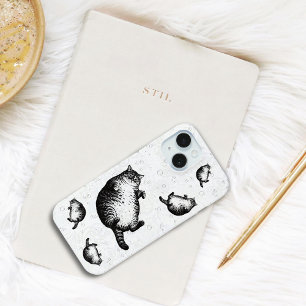 Funda Para iPhone 15 Madre Gata Soy Pero Solo Piel y Huesos Para Amante