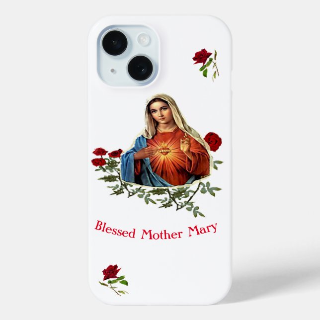 Funda De Case-Mate Para iPhone Madre María (Reverso )