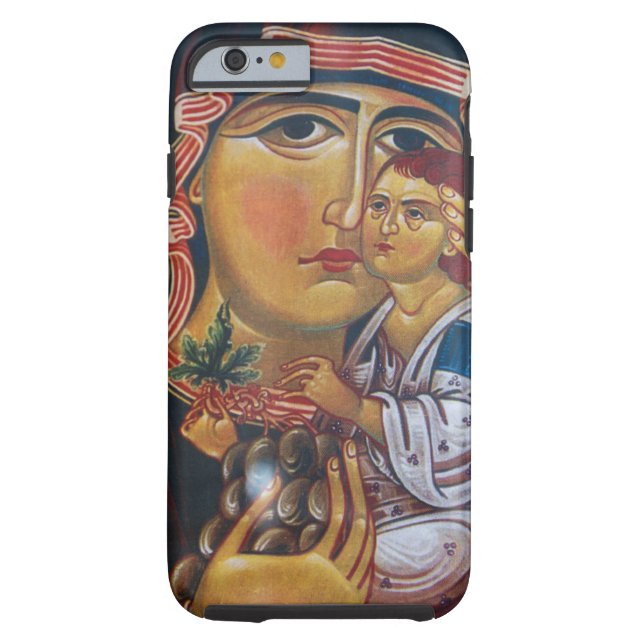 Funda De Case-Mate Para iPhone Madre María Y El Arte De Jesús (Reverso)