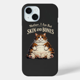 Funda Para iPhone 15 Madre, No Soy Más Que Piel y Huesos – Gato Gordo D