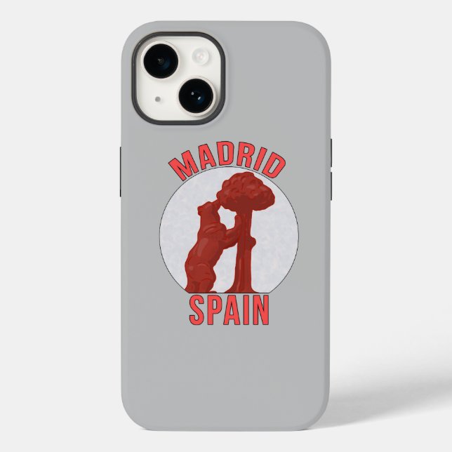 Funda De Case-Mate Para iPhone Madrid España (Reverso )