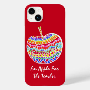 Funda Para iPhone 14 Plus De Case-Mate Maestra de Apple de Arte Popular Rojo