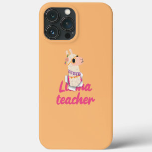 Funda Para iPhone 13 Pro Max Maestra de Llama para Mujeres Regalo de Maestra Ad