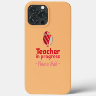 Funda Para iPhone 13 Pro Max Maestra en Progreso Regalo Divertido para Maestras