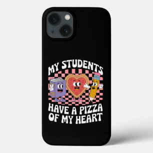 Funda Para iPhone 13 Maestra Mis Alumnos Tienen Una Pizza De Mi Corazón