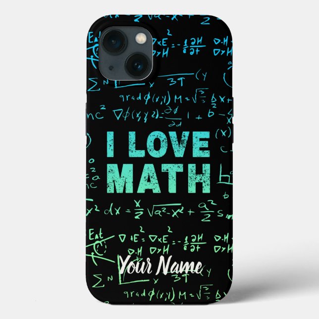 Funda De Case-Mate Para iPhone Maestra O Profesora De Matemáticas Y Estudiante (Reverso )