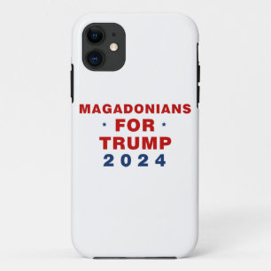Funda Para iPhone 11 Magadonianos Por El Azul Rojo De Trump 2024