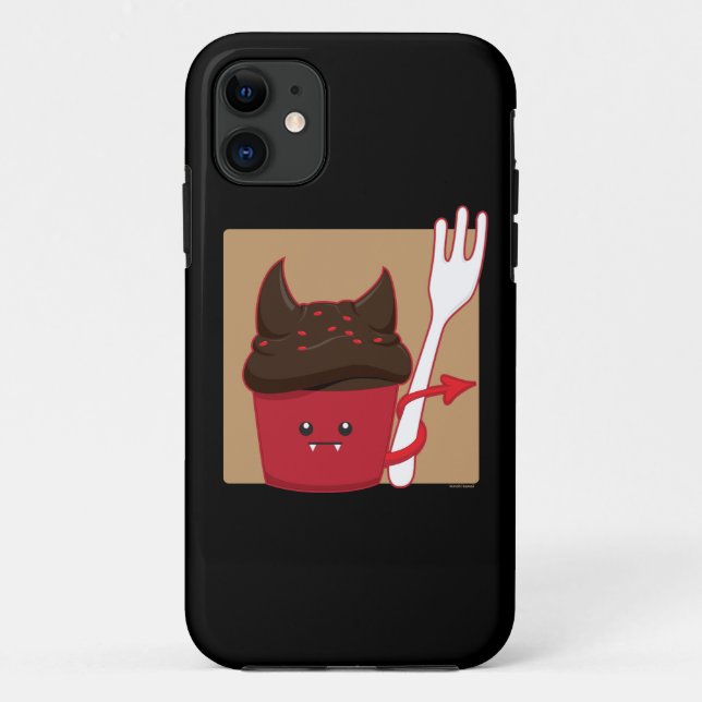 Funda De Case-Mate Para iPhone Magdalena de la comida de los diablos (Reverso)