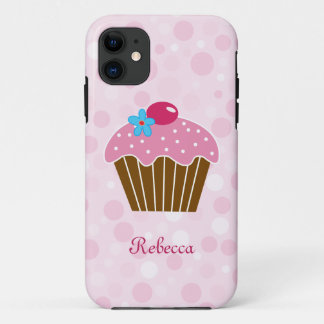 Funda Para iPhone 11 Magdalena rosada dulce