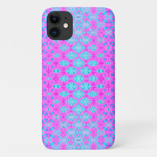 Funda Para iPhone 11 Magenta, azul cielo y geométrico naval