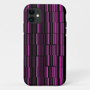 Funda Para iPhone 11 Magenta moderna muy Guay a rayas