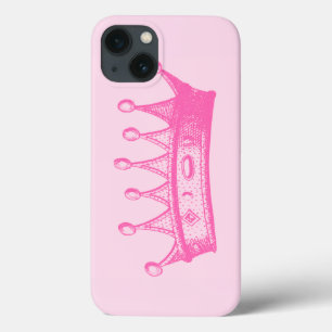 title_seo2 Magenta Princess Crown on Pink Background