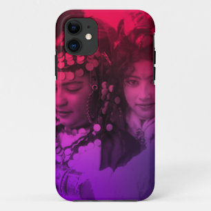 Funda Para iPhone 11 Maghreb Rojo Rosa Ouled Naïl Berber Chica Cas