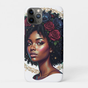 Funda Para iPhone 11 Pro Magia de Chica Negra Afro Diva