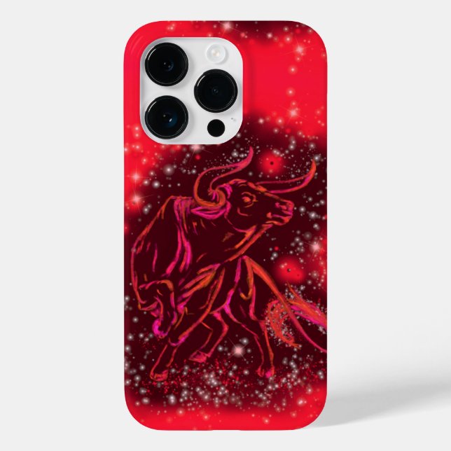 Funda De Case-Mate Para iPhone Magic Red Bull Running iPhone Estuche Starry Night (Reverso )