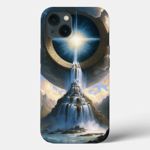Funda Para iPhone 13 Magic Waterfall Surreal Fantasy Art