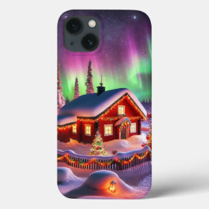 Funda Para iPhone 13 Magical Winter Wonderland: El pueblo de Santa