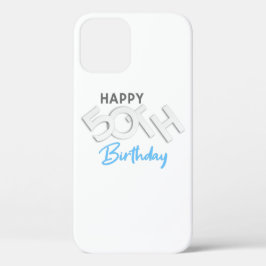 Funda Para iPhone 12 Magnífica tipografía de cumpleaños número 50