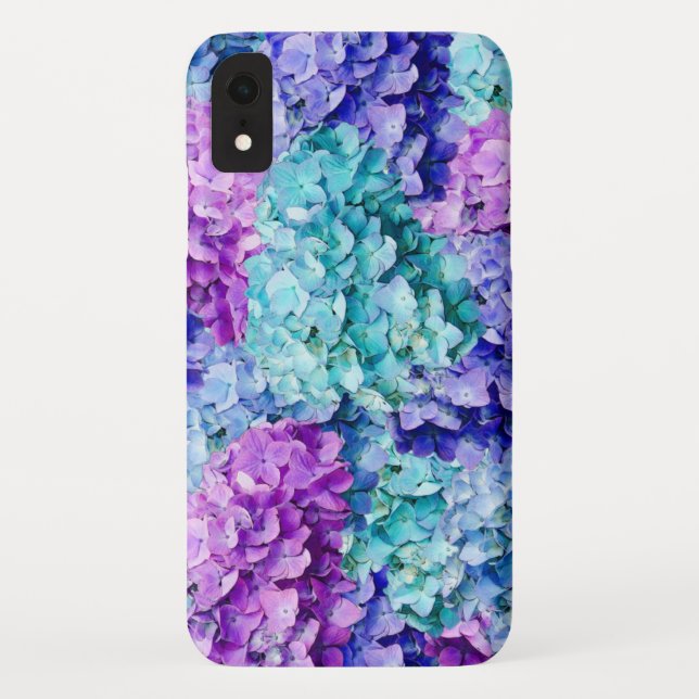 Funda De Case-Mate Para iPhone Magnificent hydrangea blossoms  (Reverso)