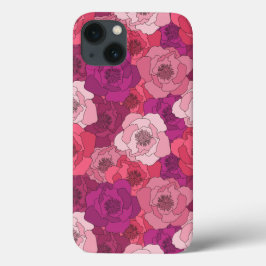 Funda Para iPhone 13 Magnolias