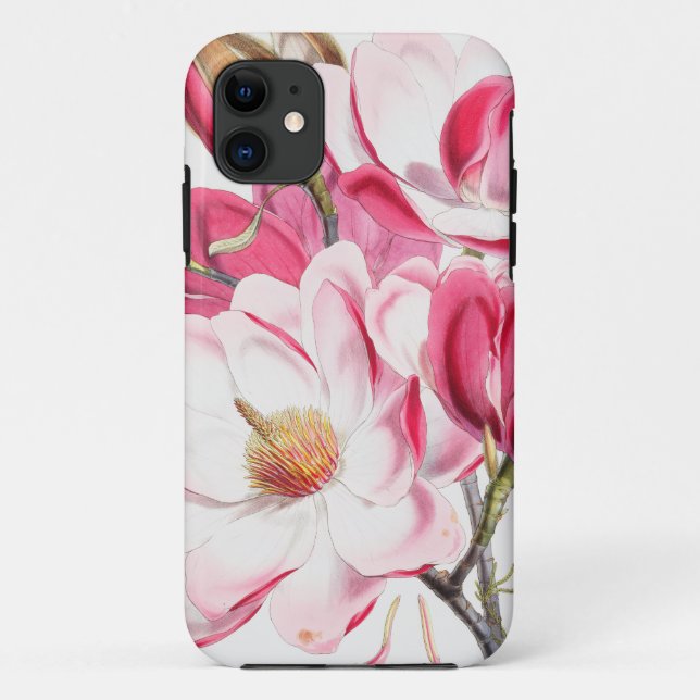 Funda De Case-Mate Para iPhone Magnolias (Reverso)