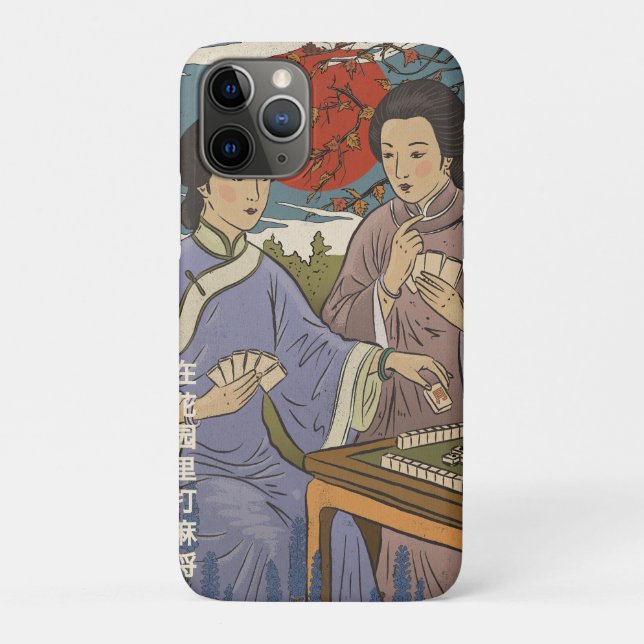 Funda De Case-Mate Para iPhone Mahjong (Reverso)