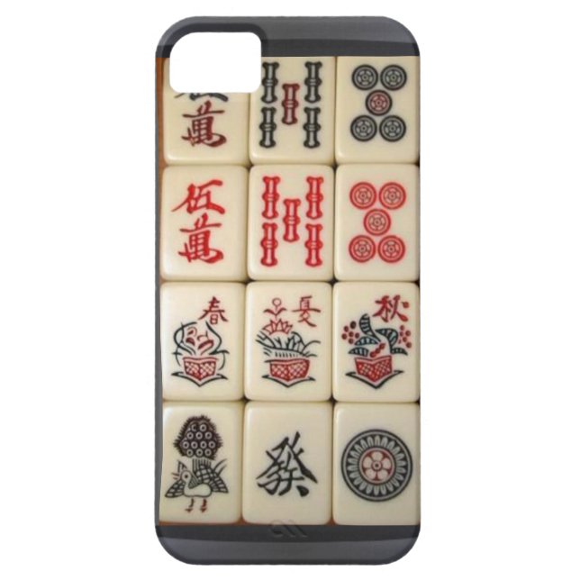 Funda De Case-Mate Para iPhone Mahjong (Atrás)