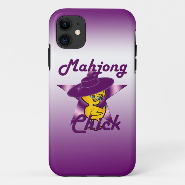 Funda De Case-Mate Para iPhone Mahjong Chick #9 (Reverso)