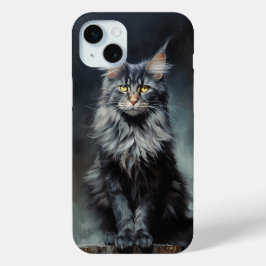 Funda Para iPhone 15 Mini Maine Coon cat
