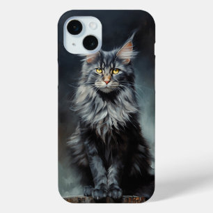 Funda Para iPhone 15 Mini Maine Coon cat