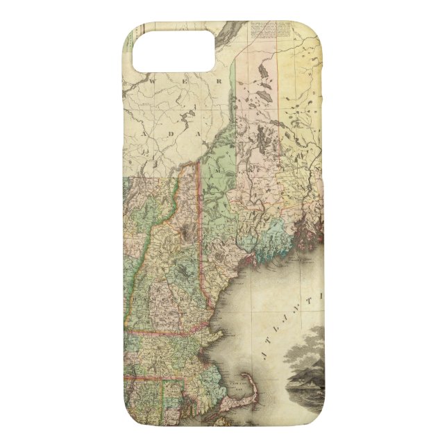 Funda De Case-Mate Para iPhone Maine, New Hampshire, Vermont, Massachusetts (Reverso)