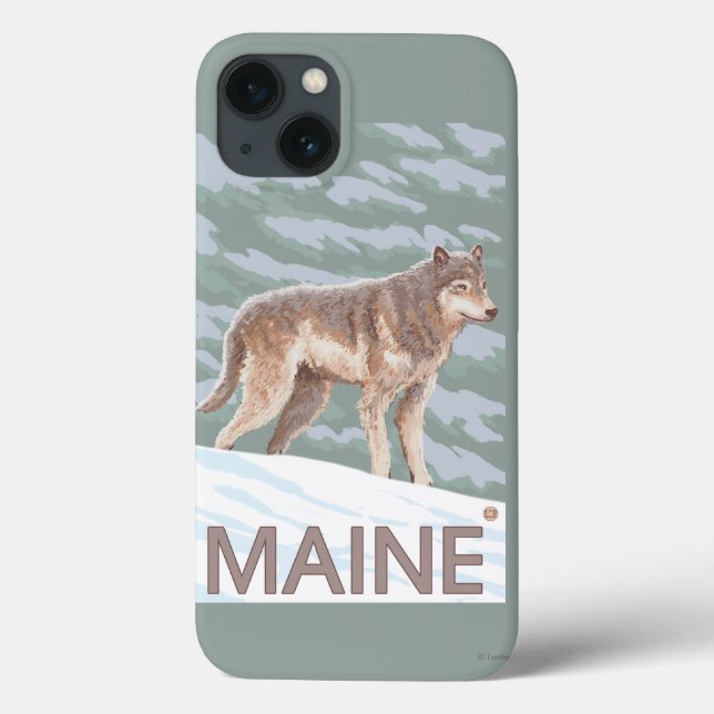 Funda De Case-Mate Para iPhone MaineWolf Scene (Reverso)