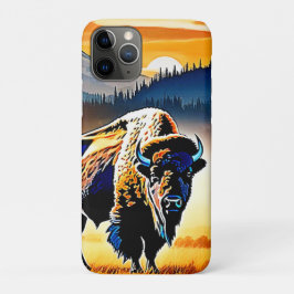 Funda Para iPhone 11 Pro Majestic Bison Sunset