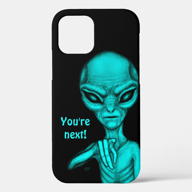 Funda De Case-Mate Para iPhone Mal Alien, ¡Eres el siguiente! (Reverso )