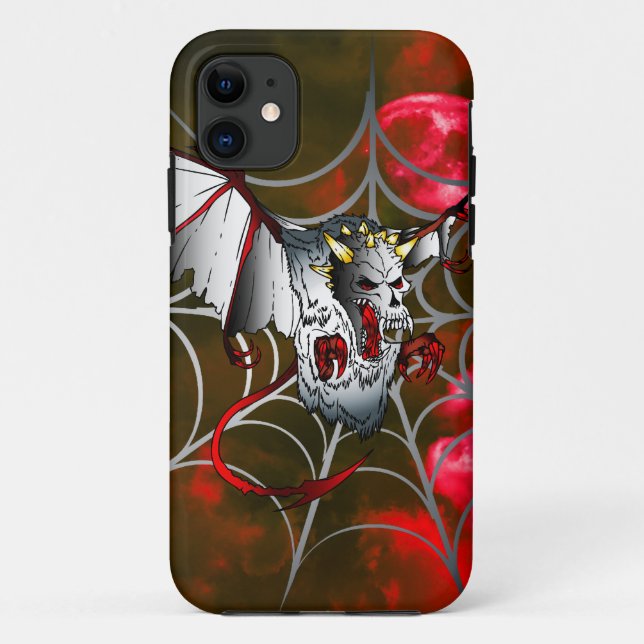 Funda De Case-Mate Para iPhone Mal Vampiro Bat (Reverso)