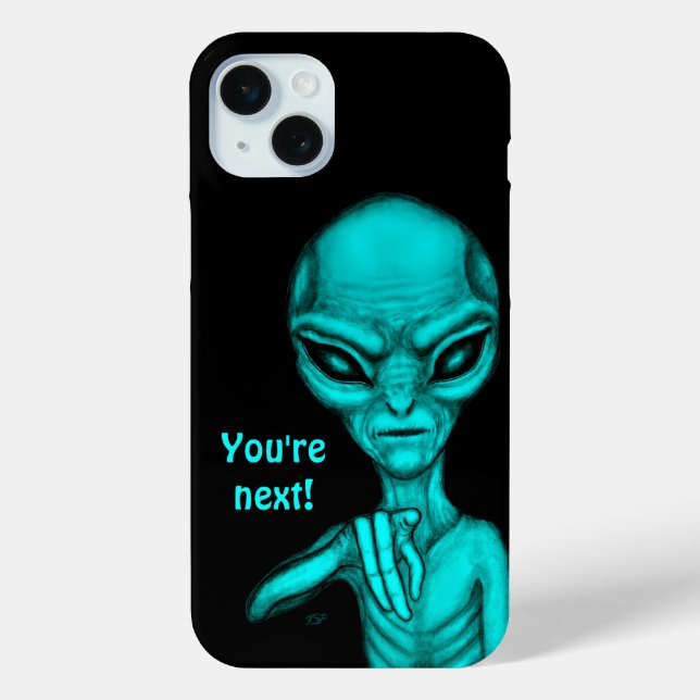 Funda De Case-Mate Para iPhone ¡Mala Alien, eres la siguiente! (Reverso )