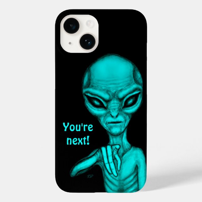 Funda De Case-Mate Para iPhone ¡Mala Alien, eres la siguiente! (Reverso )