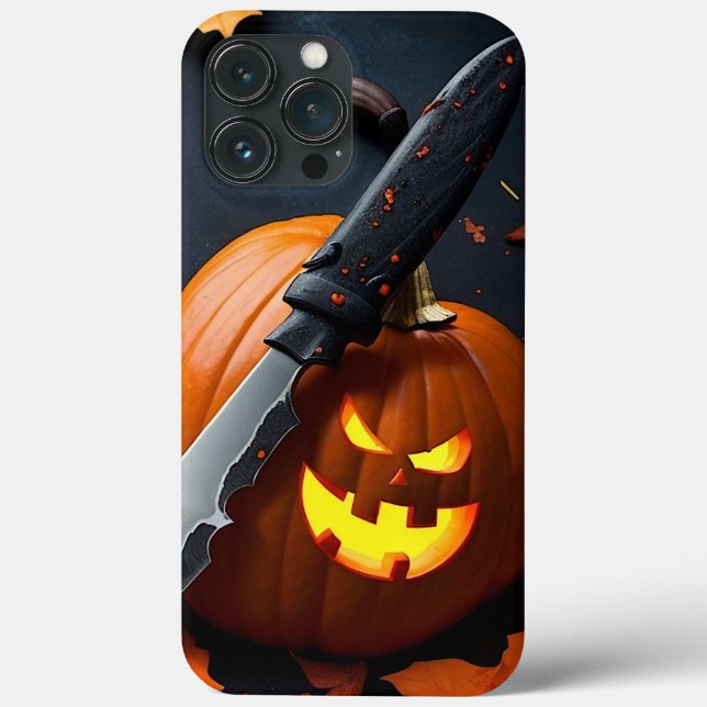 Funda De Case-Mate Para iPhone Mala estuche para teléfono de calabaza (Reverso )