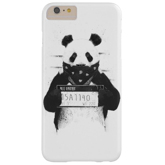 Funda De Case-Mate Para iPhone Mala panda (Reverso)
