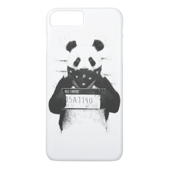 Funda De Case-Mate Para iPhone Mala panda (Reverso)