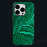 Funda Para iPhone 14 Pro De Case-Mate Malacite Slice Mineral Piedra Estuche de teléfono<br><div class="desc">Fotografía Vista de cierre de una losa de malaquita. Elija su modelo iphone o transfiera a otro tipo de funda</div>