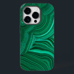 Funda Para iPhone 14 Pro De Case-Mate Malacite Slice Mineral Piedra Estuche de teléfono<br><div class="desc">Fotografía Vista de cierre de una losa de malaquita. Elija su modelo iphone o transfiera a otro tipo de funda</div>