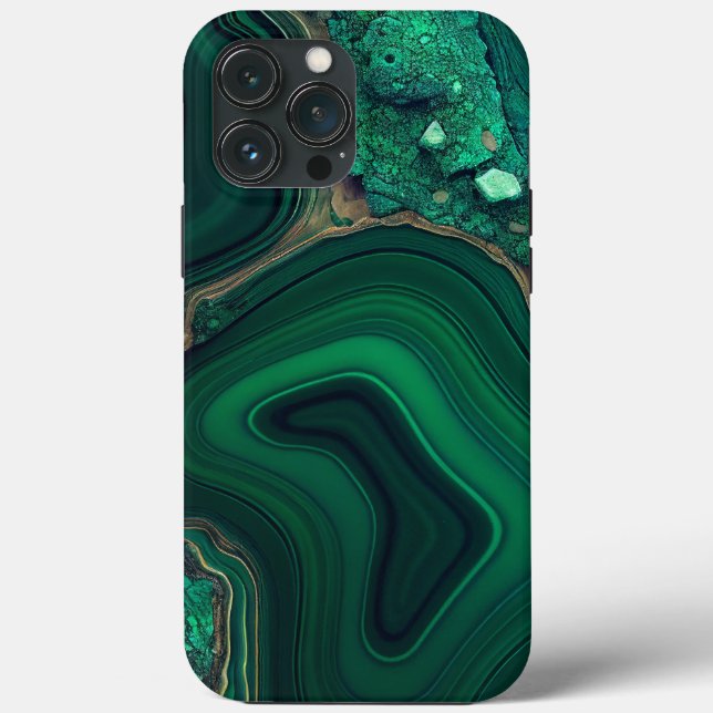 Funda De Case-Mate Para iPhone Malaquita Cu6CO3(OH)2 (Reverso )