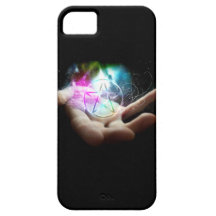 maleta de iphone con pentáculo