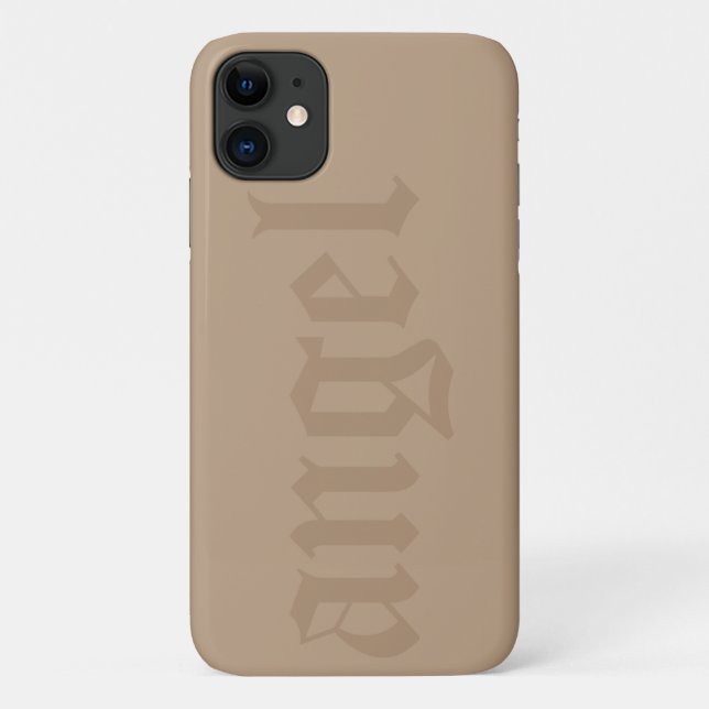 Funda De Case-Mate Para iPhone maleta de teléfono con membrete de ángel grande de (Reverso)